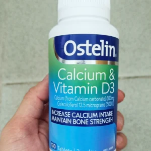 Canxi bầu Ostelin Calcium & Vitamin D3 130 viên của Úc Viên Uống Ostelin Calcium Vitamin D3 Hỗ Trợ Xương Khớp (130 Viên)