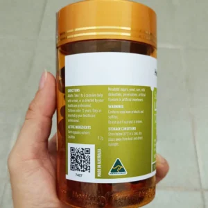 Tinh chất mầm đậu nành Healthy Care Super Lecithin 1200mg 100 viên của Úc Viên Uống Tinh Chất Mầm Đậu Nành HealthyCare Lecithin 1200mg Úc Hộp 100 Viên