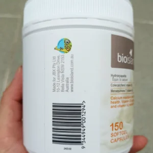 Viên canxi sữa Bio Island Milk Calcium Bone Care 150 viên của Úc Viên bổ sung Canxi sữa Bio Island Milk Calcium Bone Care