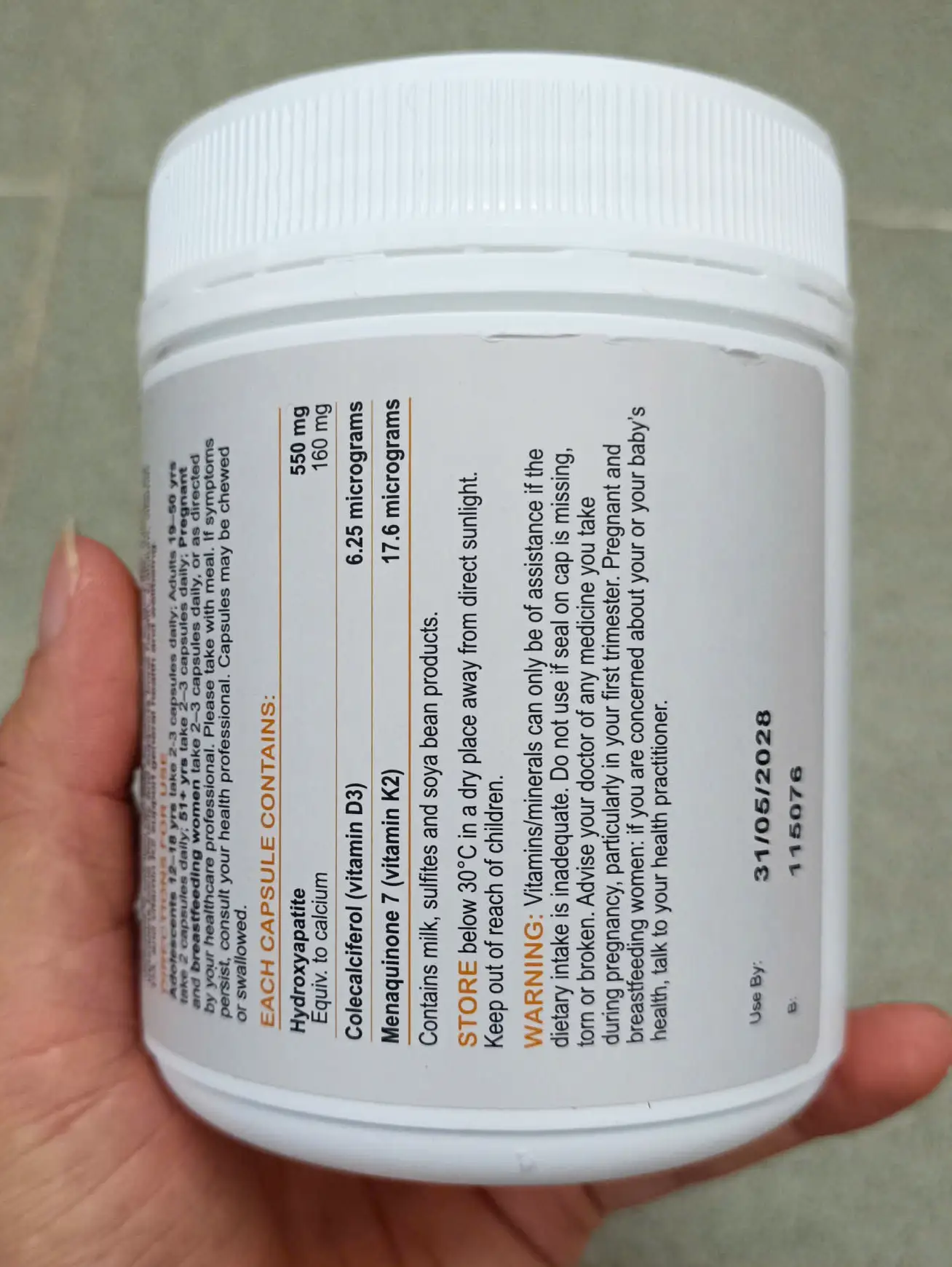 Viên canxi sữa Bio Island Milk Calcium Bone Care 150 viên của Úc Viên canxi sữa Bio Island Milk Calcium Bone Care 150 viên