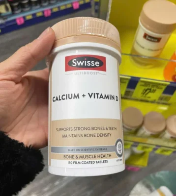 Viên chống loãng xương Swisse Calcium + Vitamin D Úc