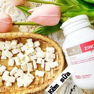 Viên nhai bổ sung kẽm cho bé Bio Island Zinc 120 viên của Úc