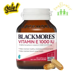 Viên uống Blackmore Natural Vitamin E 1000IU 30 viên của Úc