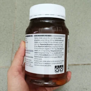 Viên bổ sung canxi Blackmores Total Calcium Magnesium + D3 200 viên của Úc Viên uống Blackmores Total Calcium Magnesium D3 lọ 200 viên