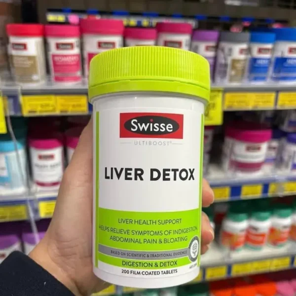 Viên uống bổ gan Swisse Ultiboost Liver Detox 200 viên của Úc