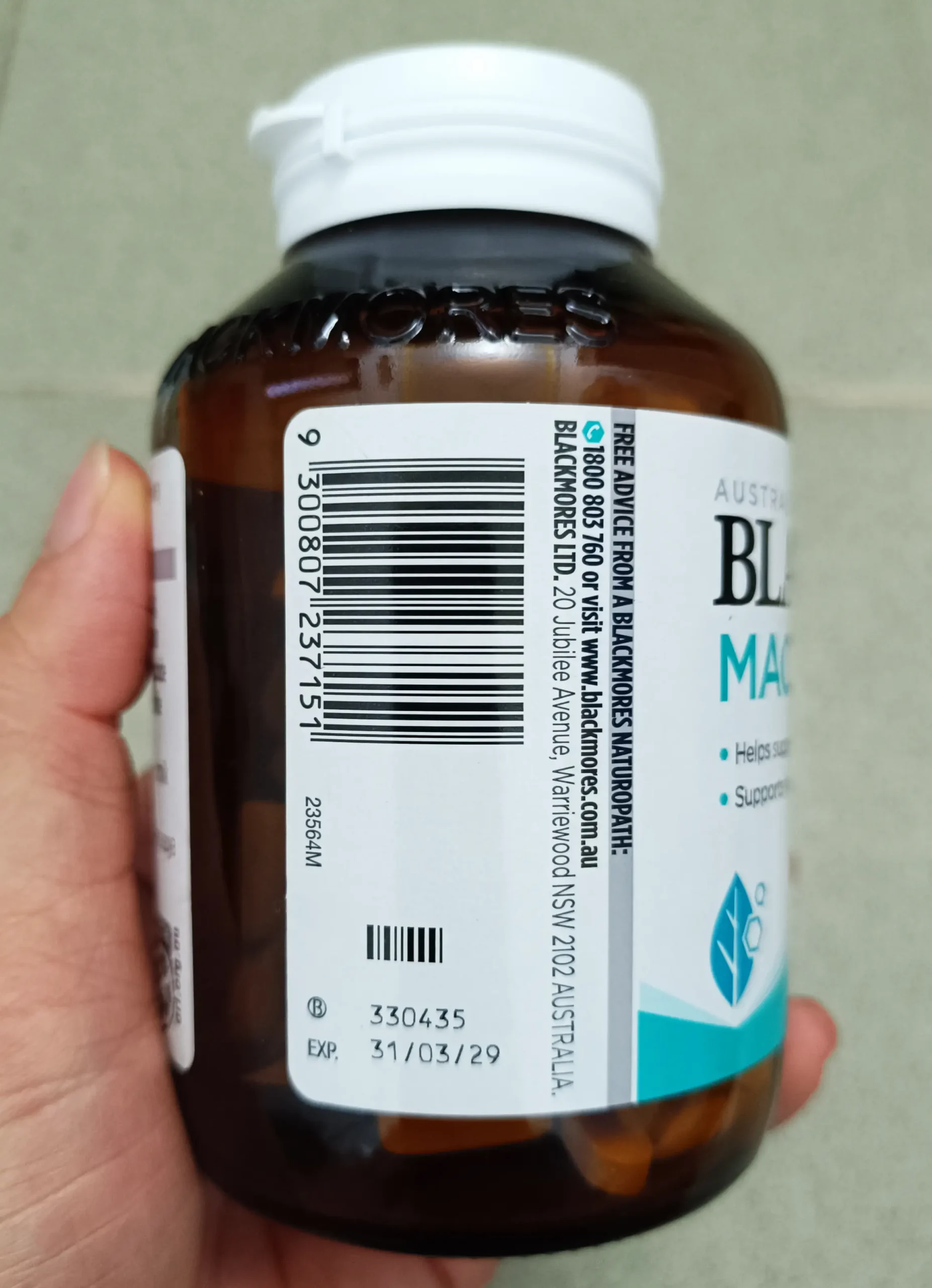 Viên uống bổ mắt Blackmores Macu Vision 150 viên của Úc Viên uống bổ mắt Blackmores Macu-Vision Úc 150 Viên