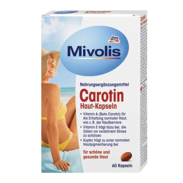 Viên uống chống nắng Mivolis Carotin 60v- Đức
