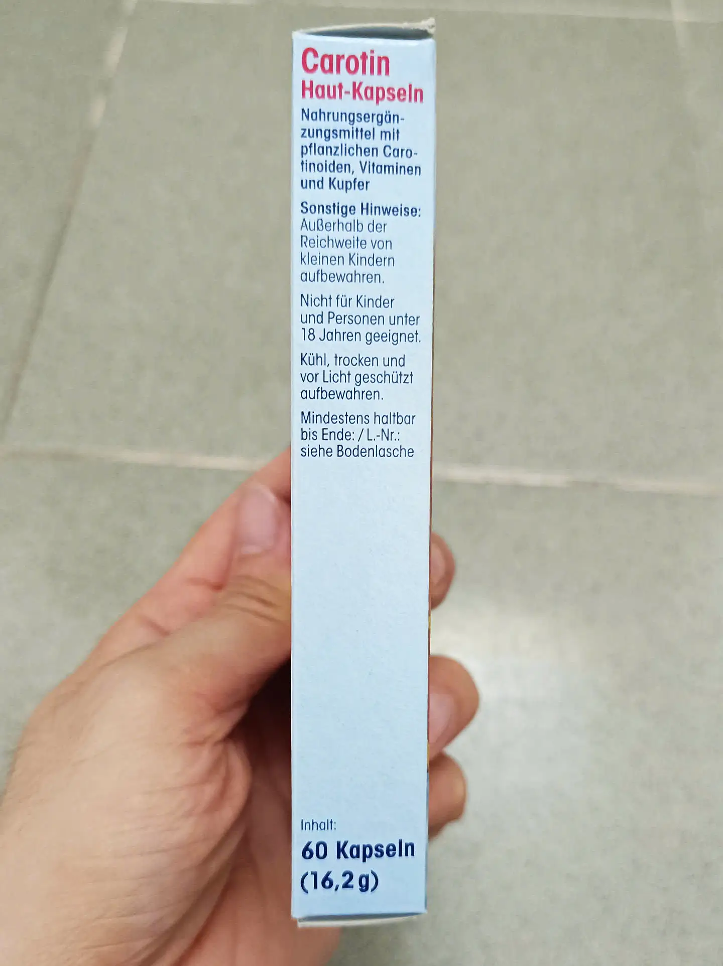 Viên chống nắng Mivolis của Đức hộp 60 viên Viên uống chống nắng Mivolis Carotin Đức 60 viên