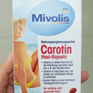 Viên uống chống nắng Mivolis Carotin Haut-Kapseln 60 viên