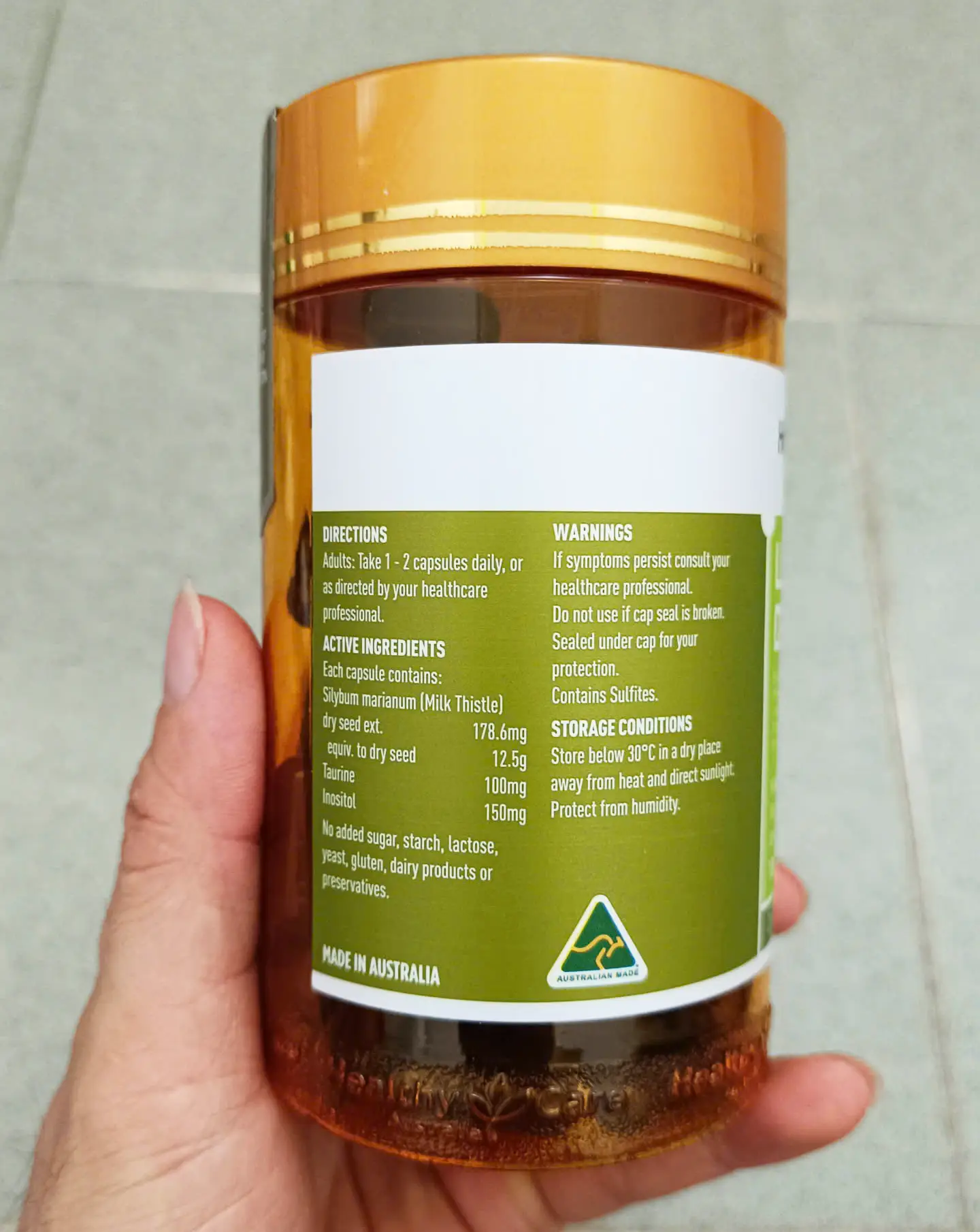 Viên uống thải độc gan Healthy Care Liver Detox 100 viên của Úc Viên uống giải độc gan Healthy Care Liver Detox 100 viên của Úc