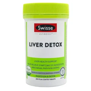Viên uống hỗ trợ thải độc gan Swisse Liver Detox Úc 200 viên