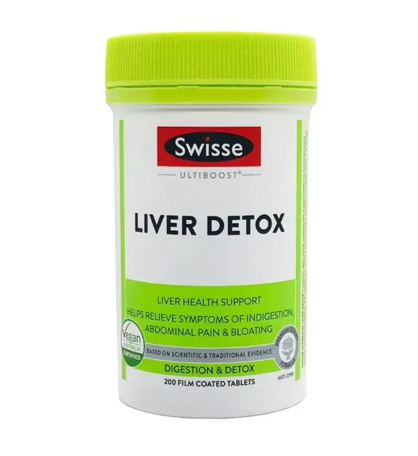 Viên uống hỗ trợ thải độc gan Swisse Liver Detox Úc 200 viên