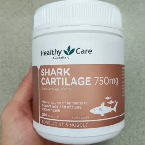 Viên uống sụn vi cá mập Healthy Care Shark Cartilage 750mg 200 viên của Úc