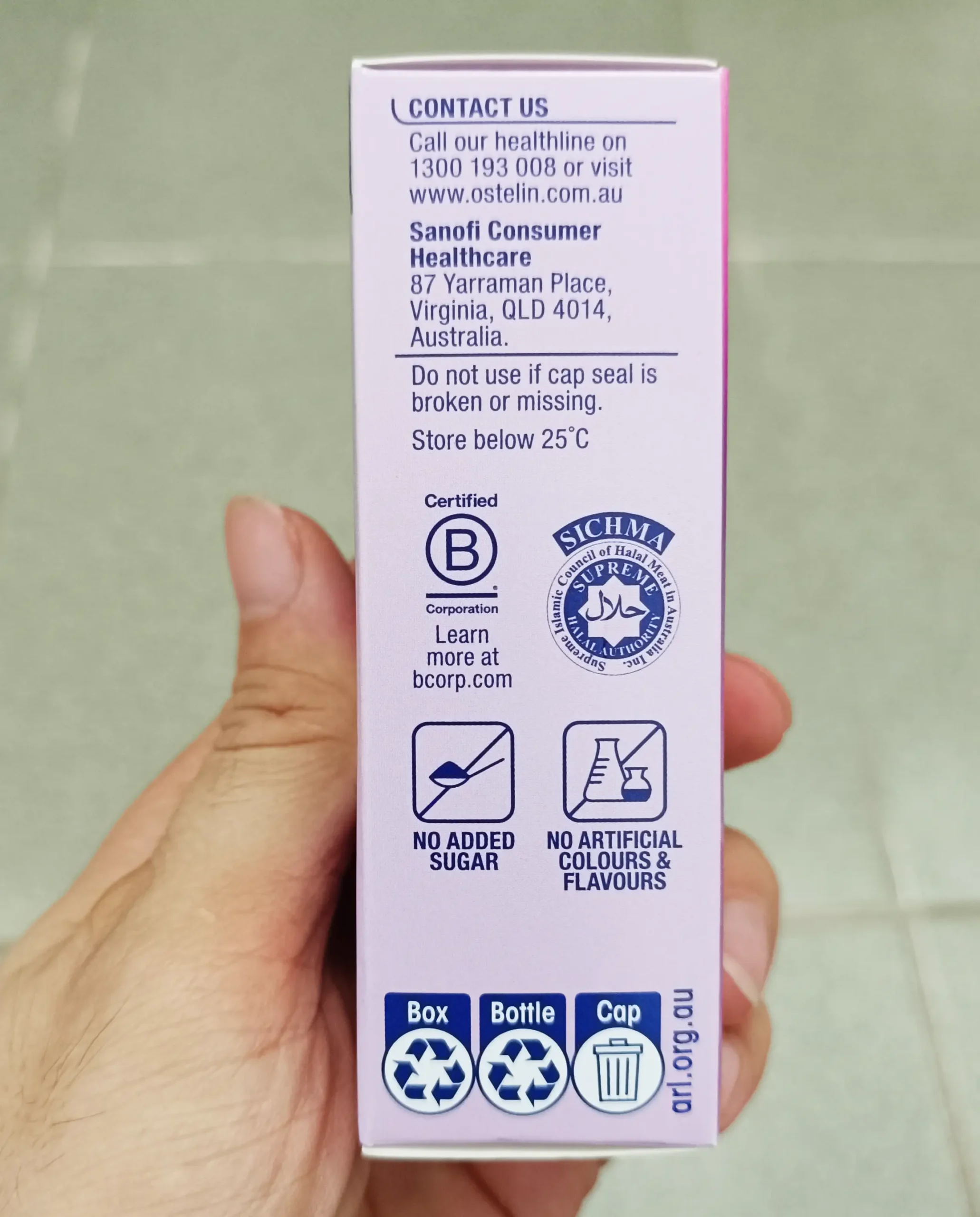 Ostelin Infant Vitamin D3 Drops 2.4ml của Úc Vitamin D3 dạng giọt Ostelin Infant Vitamin D3 Drops