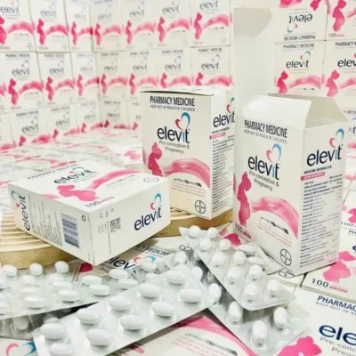 Vitamin tổng hợp cho bà bầu Elevit bầu 100 viên của Úc Vitamin bầu Elevit 100 viên của Úc