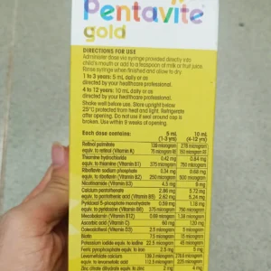 Vitamin tổng hợp kết hợp sắt Pentavite Multivitamin + Iron Kids Liquid 200ml 1-12 Years của Úc Vitamin tổng hợp kết hợp sắt Pentavite cho bé 1-12 tuổi 200ml