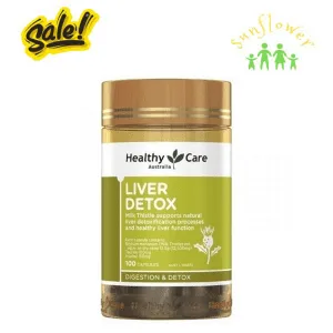 Viên uống thải độc gan Healthy Care Liver Detox 100 viên của Úc