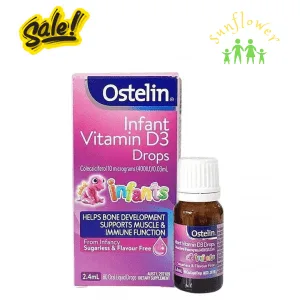 Ostelin Infant Vitamin D3 Drops 2.4ml của Úc