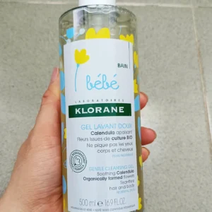 sữa tắm gội Klorane Bebe 500ml chai có vòi của Pháp