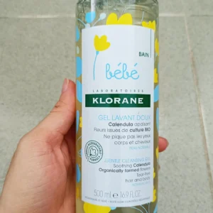 sữa tắm gội Klorane Bebe 500ml chai ko vòi