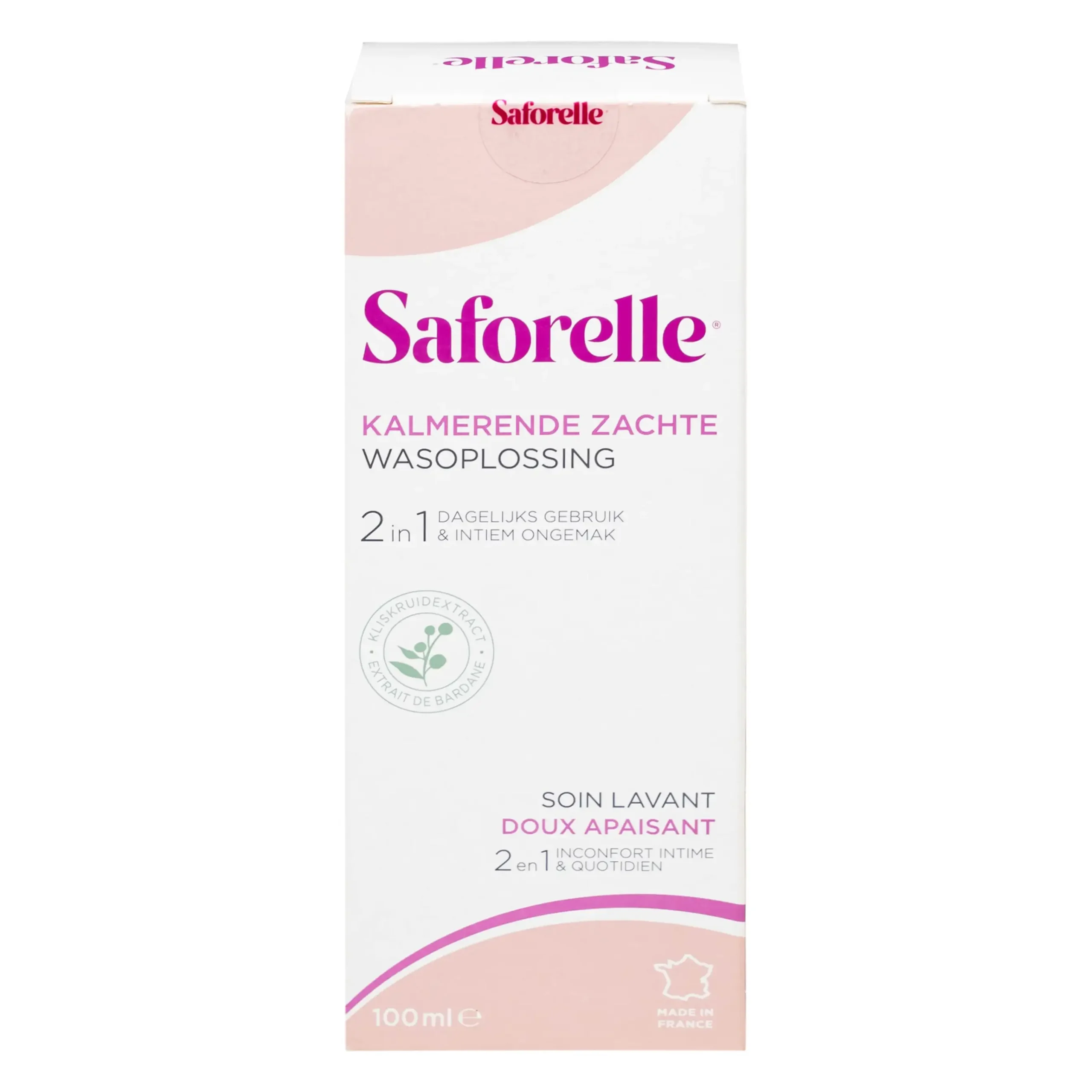 Dung dịch vệ sinh phụ nữ Saforelle Soin Lavant Doux Apaisant 250ml của Pháp Dung dịch vệ sinh Saforelle Soin Lavant Doux Apaisant 250ml