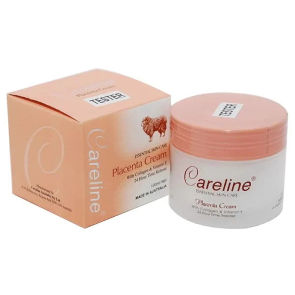 Kem dưỡng ẩm cừu vàng Careline Placenta Cream 100ml của Úc - Hình ảnh 2