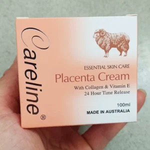 Kem dưỡng nhau thai cừu Placenta Cream Careline 100ml màu vàng
