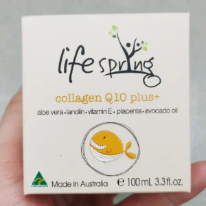 Kem cừu LifeSpring Collagen Q10 Plus 100ml của Úc Kem nhau thai cừu LifeSpring Collagen Q10 Plus+ Úc