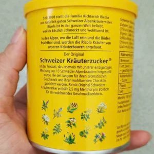 Kẹo Ngậm Thảo Dược Giảm Ho Khàn Giọng Ricola 250g của Đức