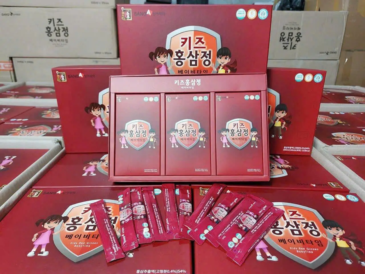 Nước hồng sâm Baby SangA Hàn Quốc hộp 30 gói Nước Hồng Sâm Baby Sanga Hàn Quốc Hộp 30 gói