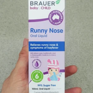 Siro Brauer Runny Nose trị sổ mũi 100ml của Úc Siro Brauer Runny Nose trị sổ mũi của Úc 100ml
