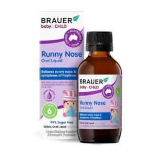 Siro trị sổ mũi dành cho trẻ Brauer Baby Child Runny Nose 100 ml