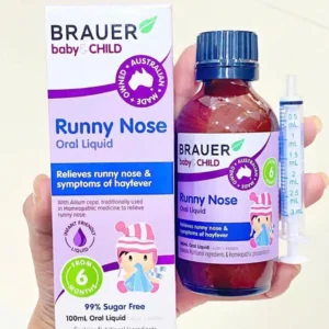 Siro trị sổ mũi dành cho trẻ Brauer Baby Child Runny Nose