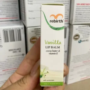 Son cừu xanh hương vani dưỡng môi Rebirth Vanilla Lip Balm