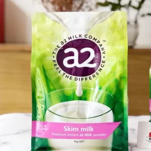 Sữa tươi dạng bột tách béo A2 Milk Instant Skim Milk Powder 1kg của Úc