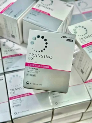 Viên uống trắng da Transino Whitening 240 viên của Nhật Bản Thuốc Transino EX điều trị nám da, tàn nhang