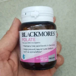 Viên uống Blackmores Folate 500mcg 90 viên của Úc Viên Uống Blackmores Folate 500mcg Cho Bà Bầu, 90 viên