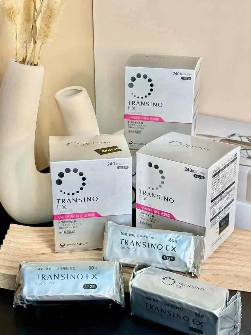 Viên uống trắng da Transino Whitening 240 viên của Nhật Bản Viên Uống Trắng Da Giảm Nám Mẫu Mới Nhất (240 Viên)
