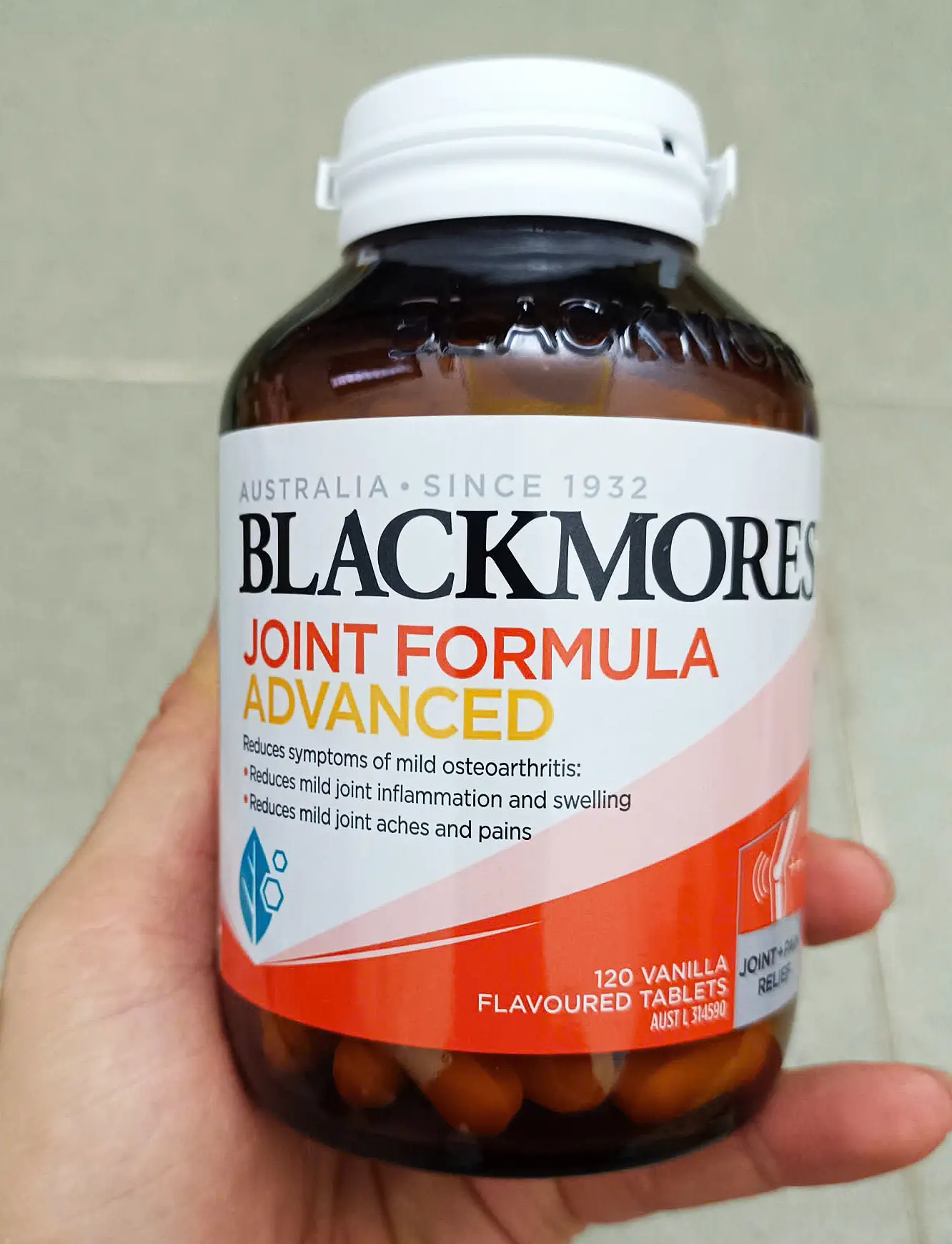 Viên uống Blackmores Joint Formula Advanced 120 viên của Úc Viên bổ khớp Blackmores Joint Formula Advanced của Úc lọ 120 viên