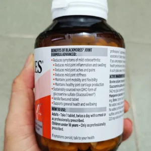 Viên uống Blackmores Joint Formula Advanced 120 viên của Úc Viên bổ khớp Blackmores Joint Formula Advanced lọ 120 viên
