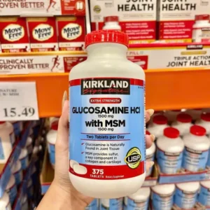Viên uống bổ xương khớp Glucosamine MSM Kirkland 375 viên