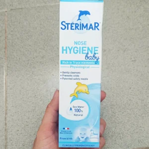 Xịt mũi Sterimar xanh Nose Hygiene Baby 100ml của Pháp Xịt mũi bằng muối biển cho trẻ sơ sinh Sterimar Baby 100ml từ Pháp