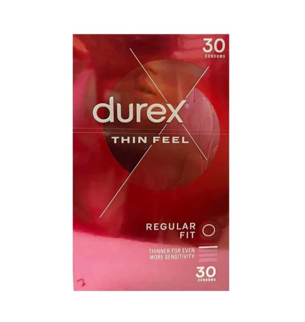 Bao Cao Su Durex Fetherlite hộp đỏ 30c không gai- Úc