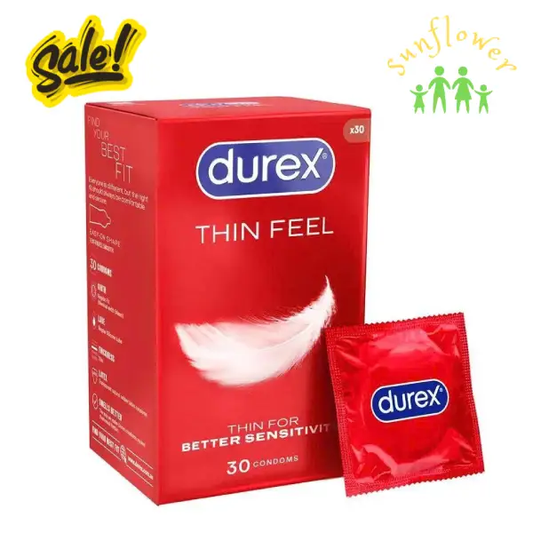 Bao cao su Durex Úc Thin Feel hộp 30 cái Bao cao su Durex Úc Thin Feel hộp 30 cái