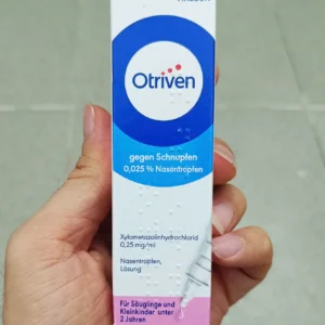 Nhỏ mũi Otriven 0.025% cho trẻ sơ sinh lọ 10ml của Đức