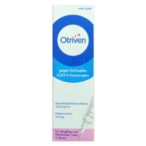 Nước nhỏ mũi Otriven 0.025% của Đức - Thuốc nhỏ mũi cho trẻ sơ sinh (có xịt)