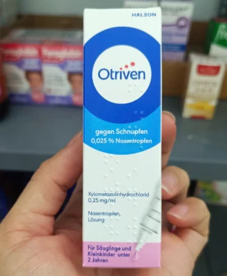 Otriven 0.025% Đức - Thuốc nhỏ mũi cho trẻ sơ sinh (có xịt)