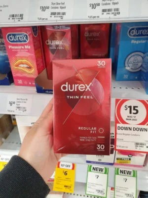 Bao cao su Durex Úc hộp 30 cái Bao cao su Durex hộp 30 cái Úc