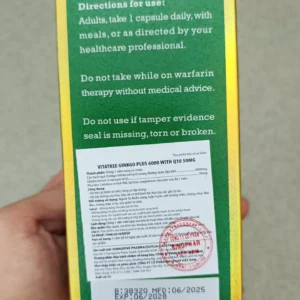 Bổ não Vitatree Ginkgo Plus 6000mg with CQ10 50mg