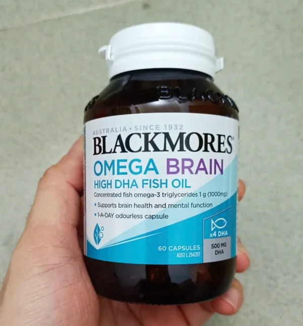 Omega Brainwave Dầu cá Blackmores Omega Brain High DHA Fish Oil 60 viên